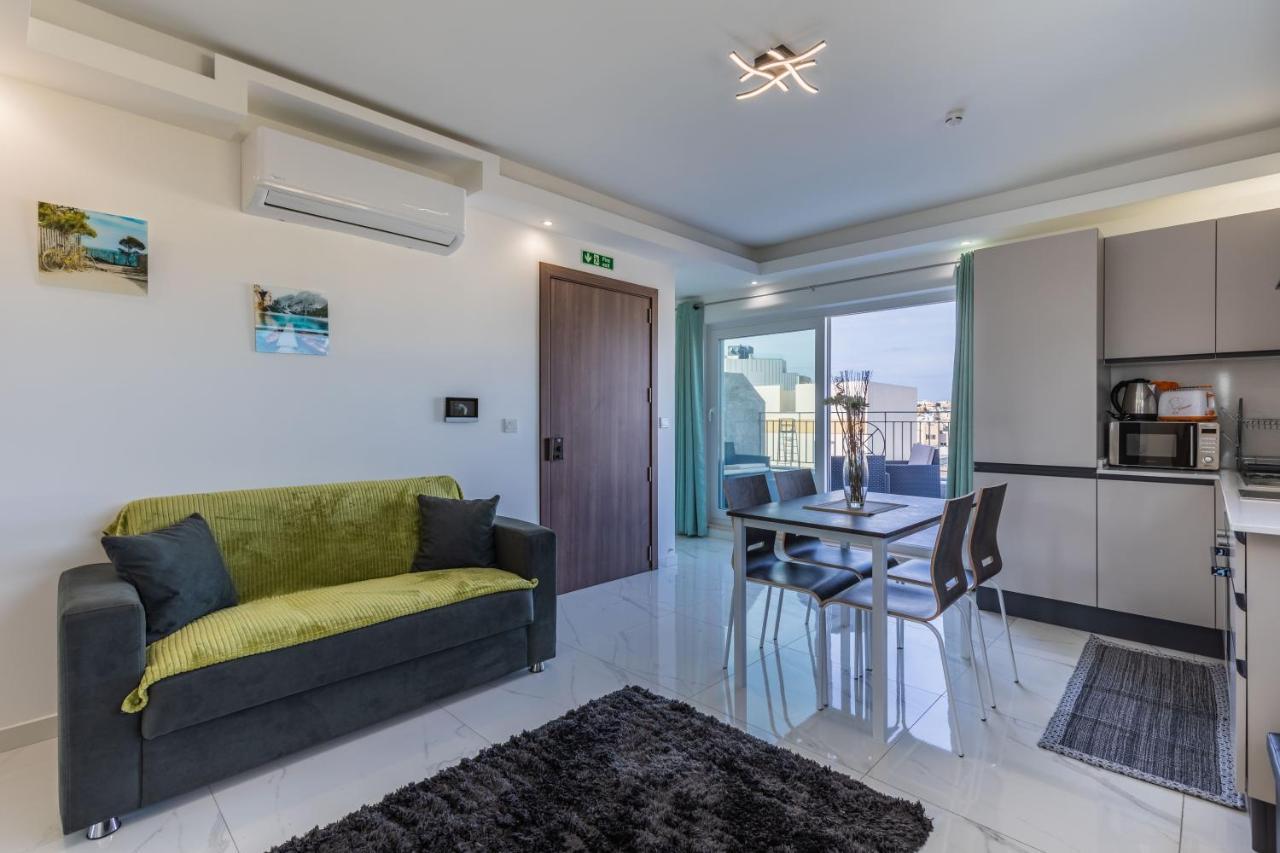 Terrace View-Stylish Two Bedrooms Fully Ac-Wifi Penthouse Мсида Экстерьер фото